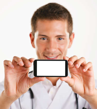 Portrait of smiling medical doctor の写真素材