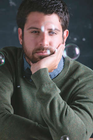 The teacher の写真素材