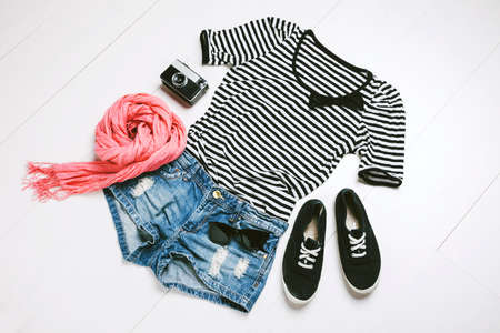 Outfit of casual woman 