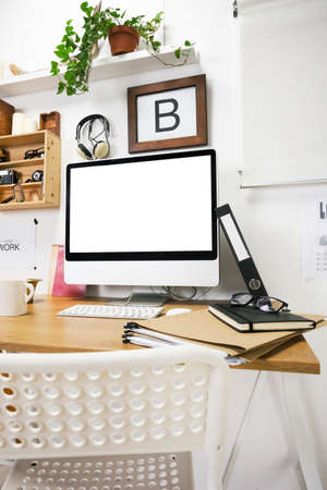 The office of a creative entrepreneur の写真素材