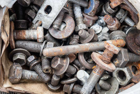 Rusty screw can be found anywhere in your equipment if you did not maintenance it wellの写真素材