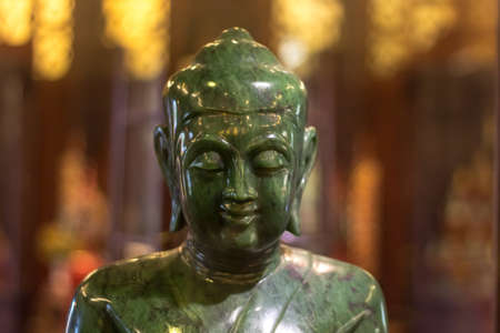 Jade buddha imageの写真素材