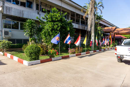 The environment inside Thai government schoolのeditorial素材