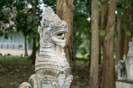An old sculpture in the park