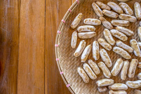 Banana preserved by sundry methodの写真素材