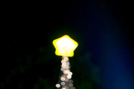 Christmas light at nighttime