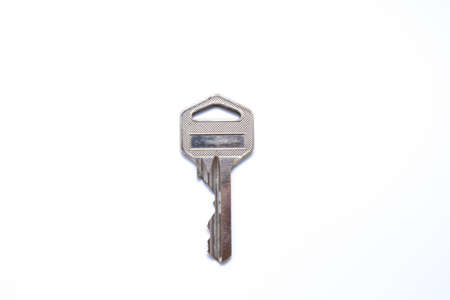 key chain on white backgroundの写真素材