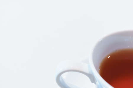 Close up of cup of teaの写真素材