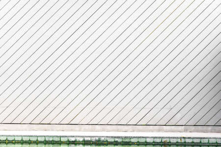 Wood substitute board made from wood fiber and cementの写真素材