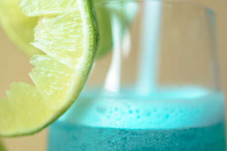 Classic envy tequila cocktail on wooden backgroundの写真素材