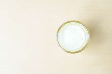 Classic passion tequila cocktail  on wooden backgroundの写真素材