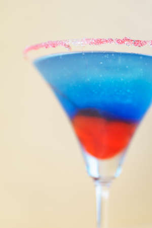 Home made cocktail on wooden backgroundの写真素材