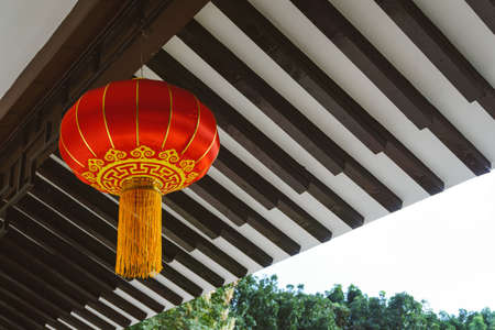 A traditional Chinese red Lantern