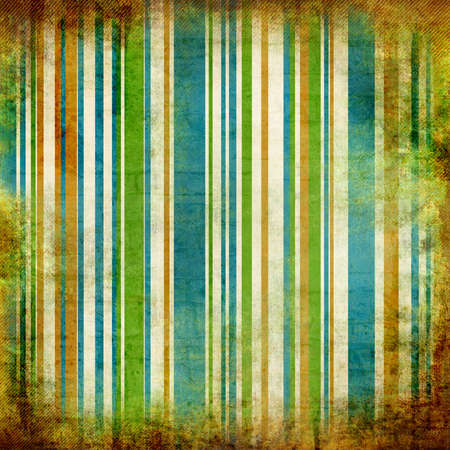 striped background with grunge bordersの写真素材