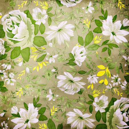 decorative floral background の写真素材