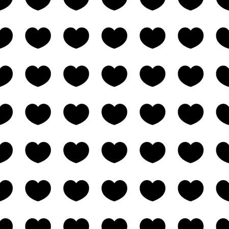 Vector seamless pattern. Tiling ornament. Endless texture.  Seamless monochrome background on white.のイラスト素材