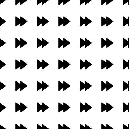 Vector seamless pattern. Tiling ornament. Endless texture.  Seamless monochrome background on white.のイラスト素材