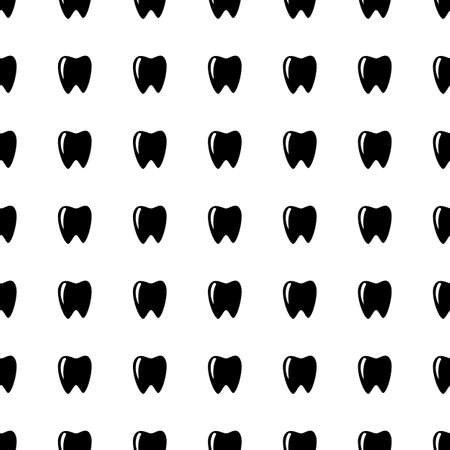Vector seamless pattern. Tiling ornament. Endless texture.  Seamless monochrome background on white.のイラスト素材