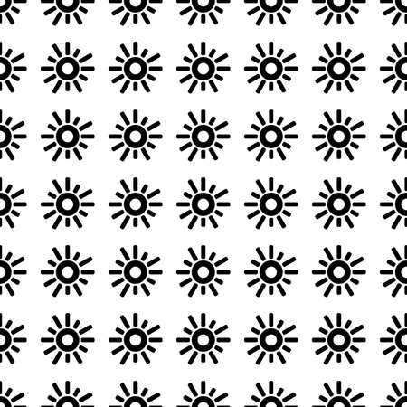 Vector seamless pattern. Tiling ornament. Endless texture.  Seamless monochrome background on white.のイラスト素材