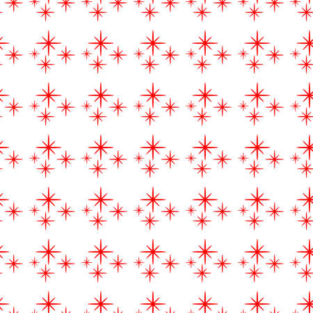 stars icon seamless pattern, tiling ornament on white.のイラスト素材