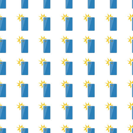 selfie icon seamless pattern, tiling ornament on white.のイラスト素材