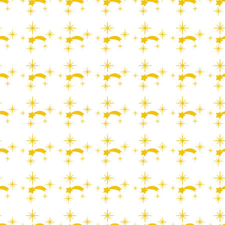 stars icon seamless pattern, tiling ornament on white.のイラスト素材