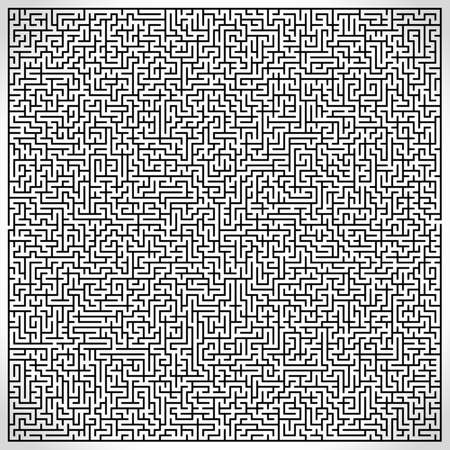 Maze. Labyrinth with Entry and Exit.のイラスト素材