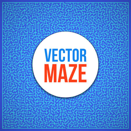 Maze. Labyrinth with Entry and Exit. のイラスト素材