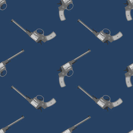 Pistol handgun security and military weaponのイラスト素材