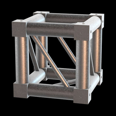 Steel truss girder element