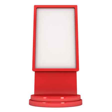 Trade show booth LCD screen standの写真素材