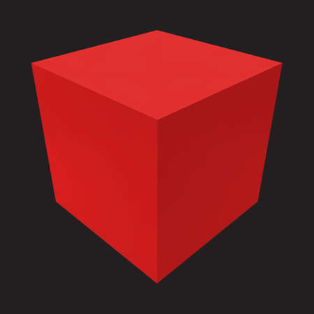 Red box ivectorのイラスト素材