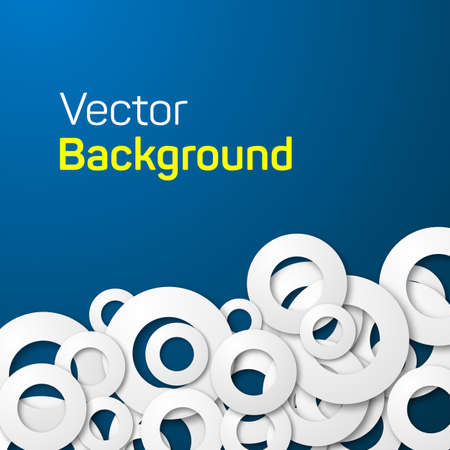 Paper rings abstract background.のイラスト素材