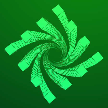 Low poly wireframe mesh.のイラスト素材