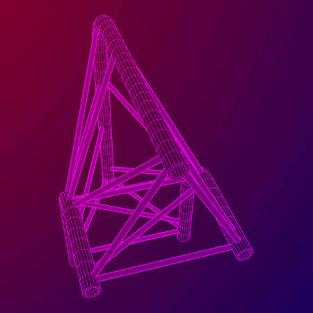 Truss girder elementの写真素材