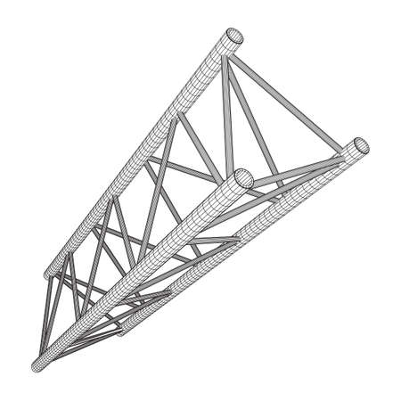 Truss girder elementのイラスト素材