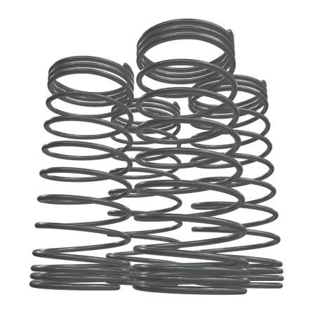 Metal spring 3d