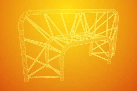 Truss girder elementのイラスト素材