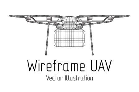 Remote control air droneのイラスト素材