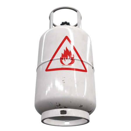 Gas cylinder lpg tank gas-bottle. Propane gas-cylinder balloon. Cylindrical container with liquefied...