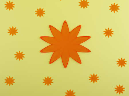 orange starの写真素材