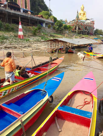 Long-tailed boat, Thailandの素材