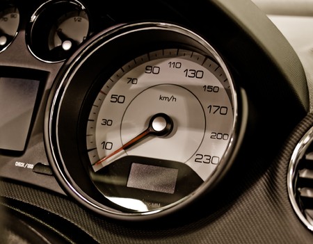 Auto speed control dashboard