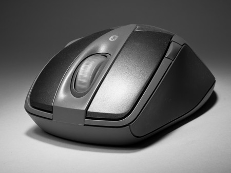 PC mouse on black and white style