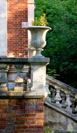 Beautiful old house in russian manor