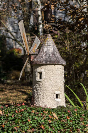 Vibrant nature colors in autumn garden. November.の写真素材