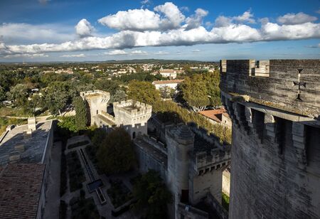 Medieval queen fortress in Tarascon, France. Summer day.のeditorial素材