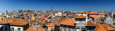 Porto city view at summer sunny day. Historical center.の写真素材