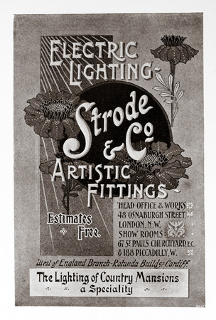 Old photo in Academy Architecture magazin, 1896, page scan. Editorial use.
