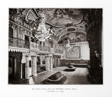 Old photo in Academy Architecture magazin, 1896, page scan. Editorial use.のeditorial素材